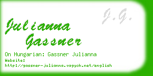 julianna gassner business card